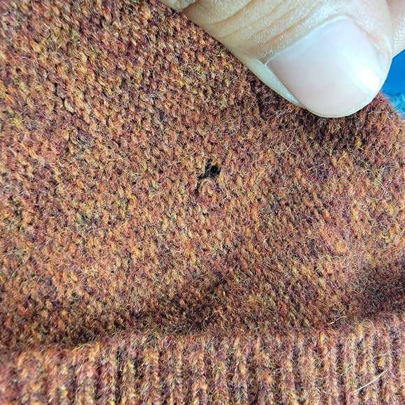 Club Room Mens XL Orange Pullover Sweater Lambs Wool Long Sleeve Warm Casual - Picture 7 of 11